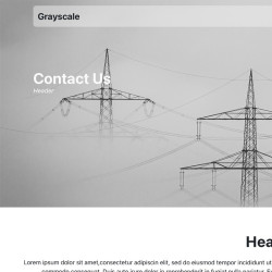 Website: Template Multi Pager Contact Us Photography (Subscription)