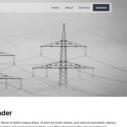 Website: Template Multi Pager Contact Us Photography (Subscription)