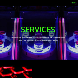 Website: Template Multi Pager Services Neon (Once Off)