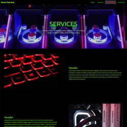 Website: Template Multi Pager Services Neon (Subscription)