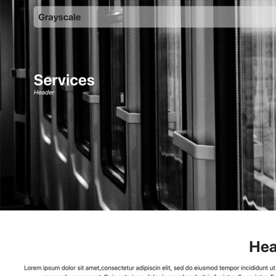 Website: Template Multi Pager Services Photography (Subscription)