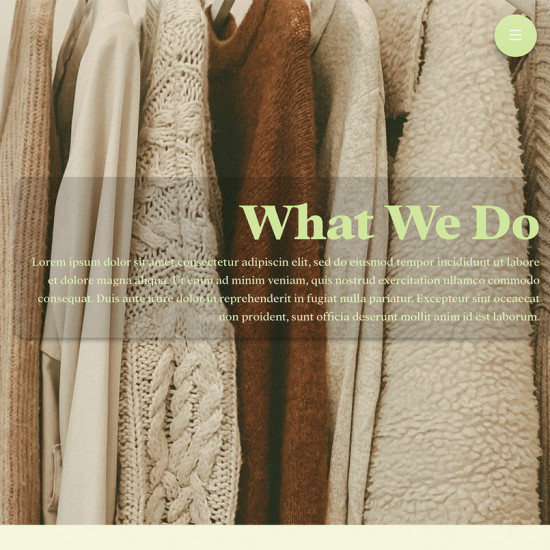 Website: Template Multi Pager Services Fashion (Subscription)