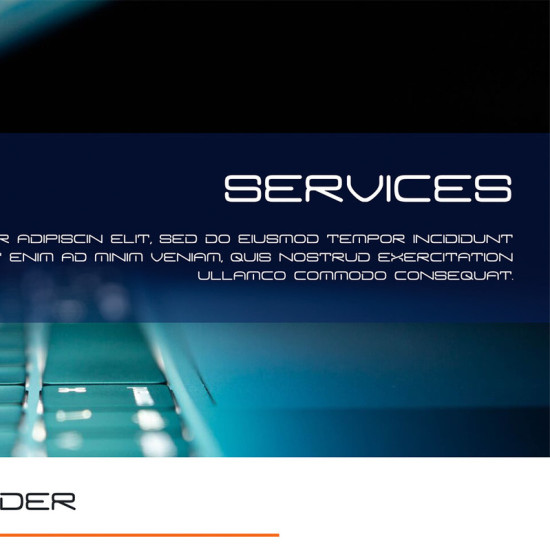 Website: Template Multi Pager Services Tech (Subscription)