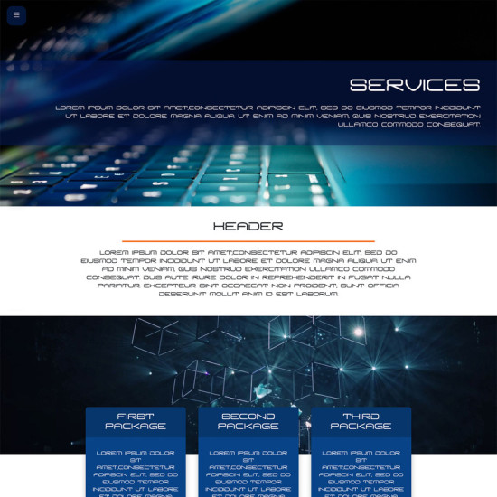 Website: Template Multi Pager Services Tech (Subscription)