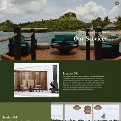 Website: Template Multi Pager Contact Furniture CMS Once Off