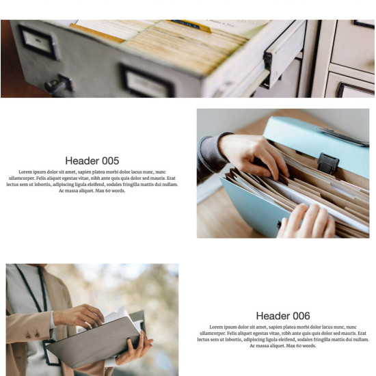 Website: Template Multi Pager Services Accounting CMS (Subscription)