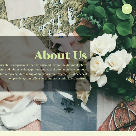 Website: Template Multi Pager About Us Fashion (Subscription)