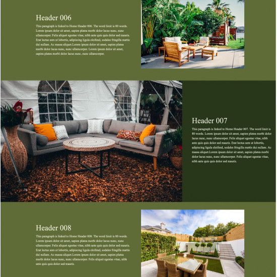 Website: Template Multi Pager Base Furniture CMS Once Off